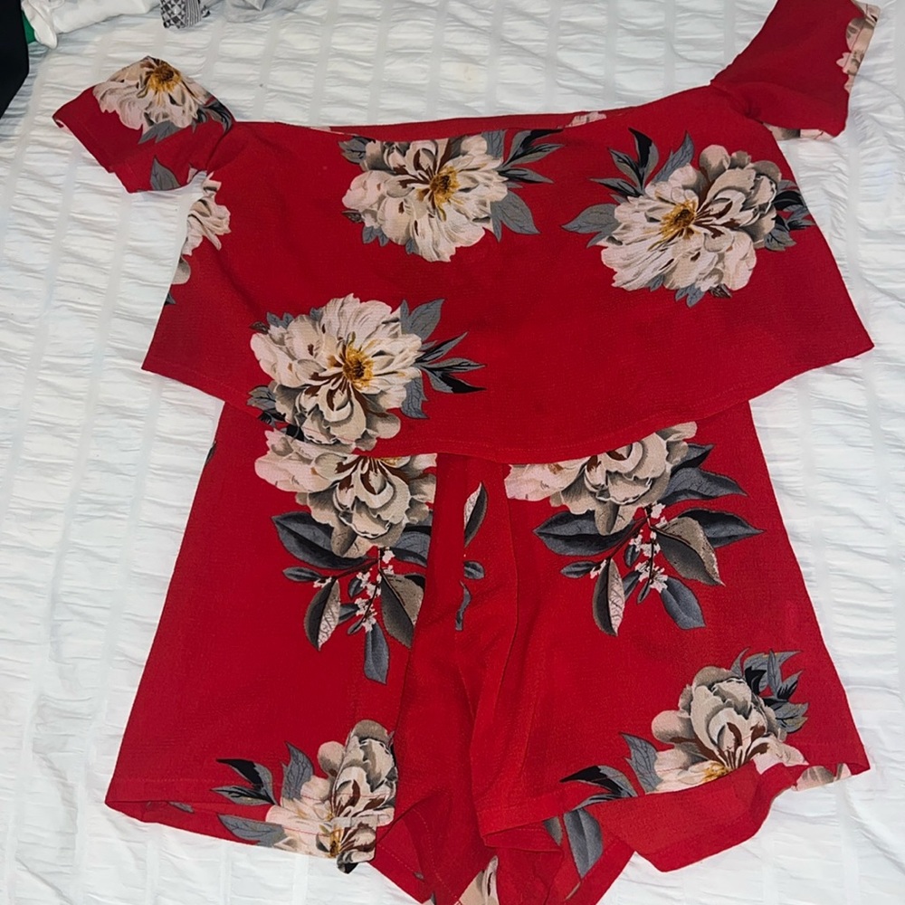 Off the shoulder romper
